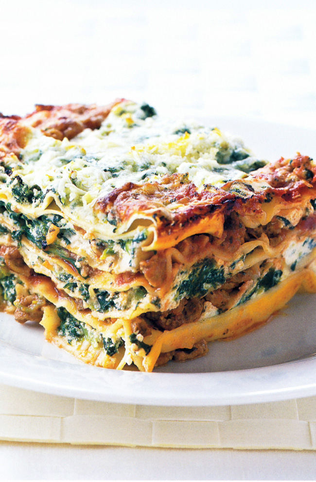 HINT: To freeze leftover lasagne, place the dish in the fridge until the lasagne is firm and cold, then cut into serving portions. Seal in airtight plastic bags or containers. Freeze for up to 2 months