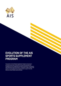 Evolution of the AIS Sports Supplement Program