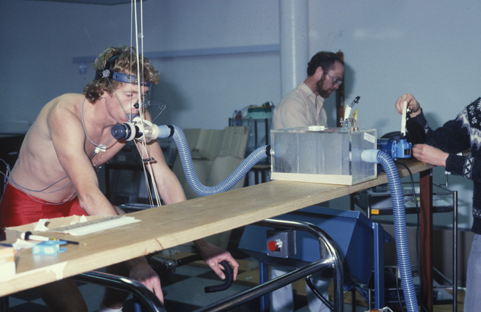 AIS Physiology 1989 - Ergometer Vo2 Tony Cox, Cycling