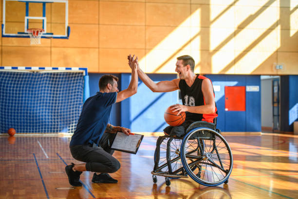 Coach and Para Athlete