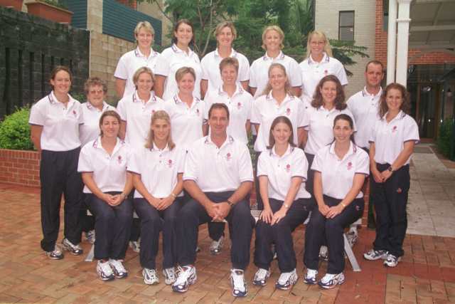 AIS Softball team photo from 2001