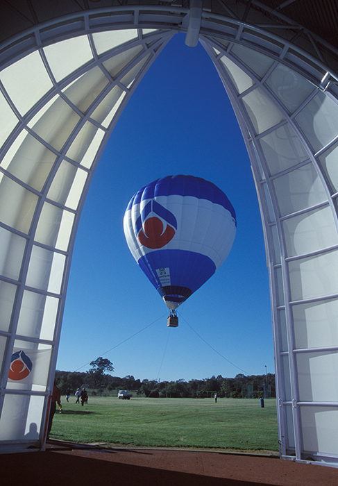 AIS hot air balloon launch 1996