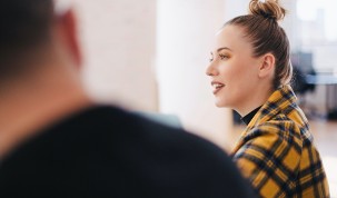 Female talking