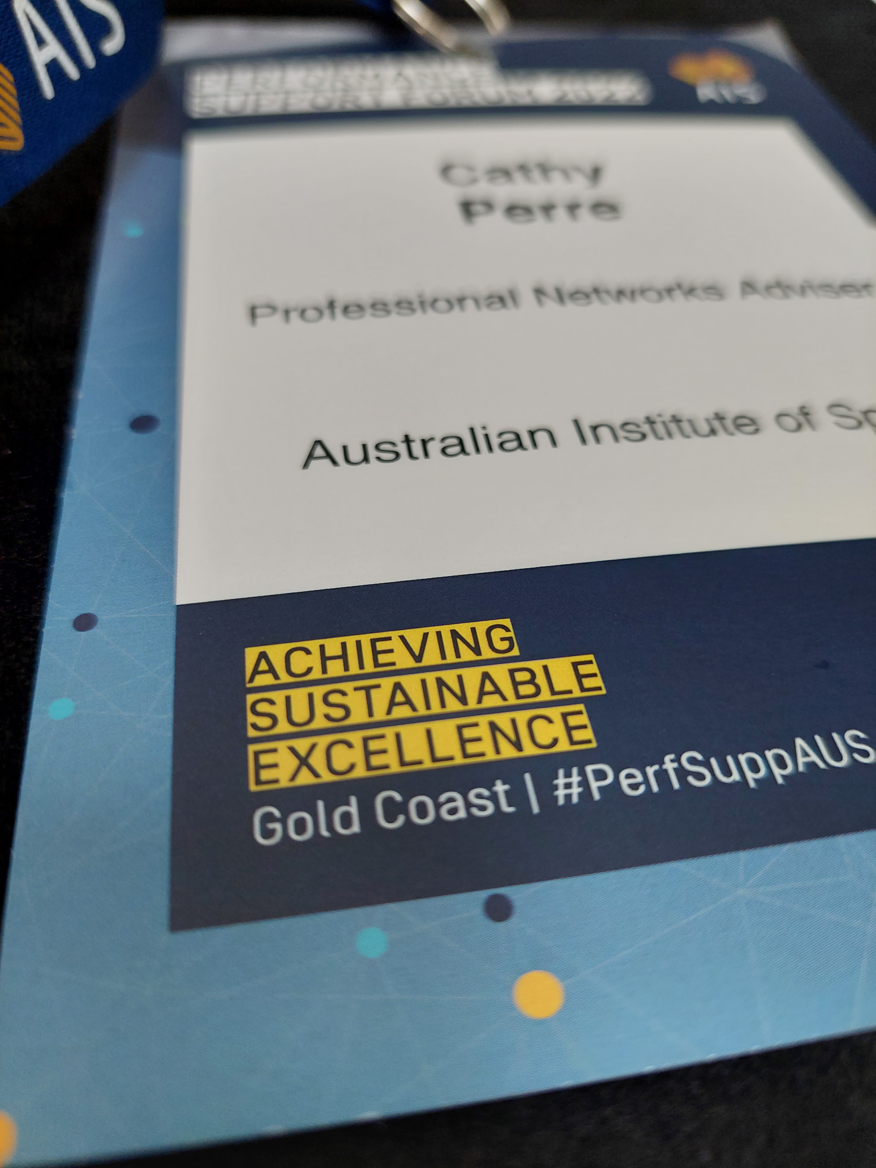 A4 page with words ACIEVING SUSTAINABLE EXCELLENCE on it