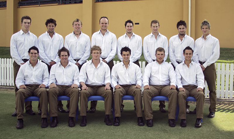 AIS Cricket team photo from 2006