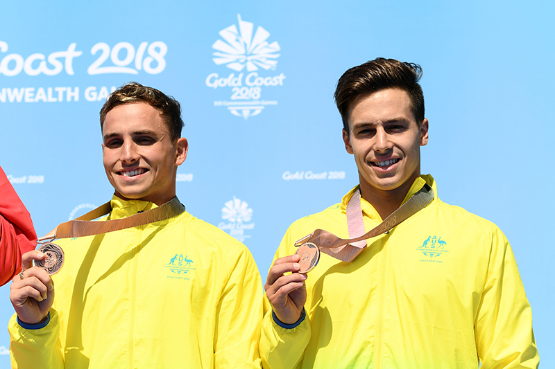 Domonic Bedggood (left) and Declan Stacey (right)