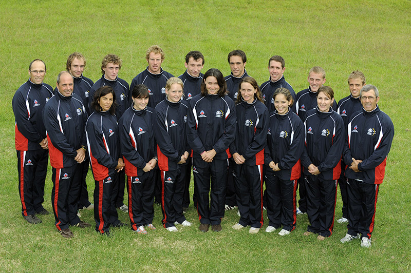 AIS Canoe Slalom team photo from 2008
