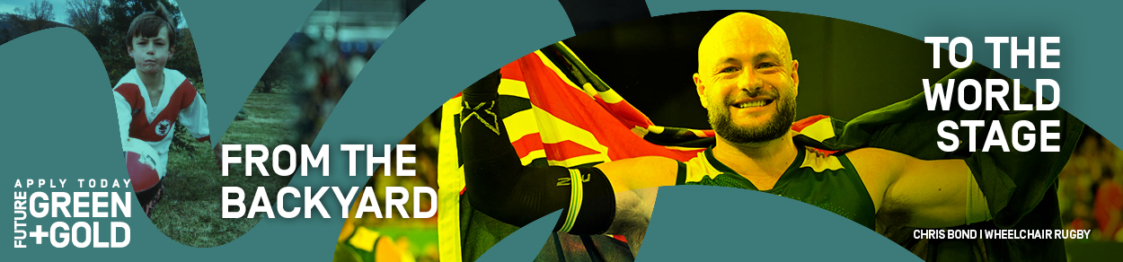 Chris Bond: Future Green + Gold Digital Display Banner