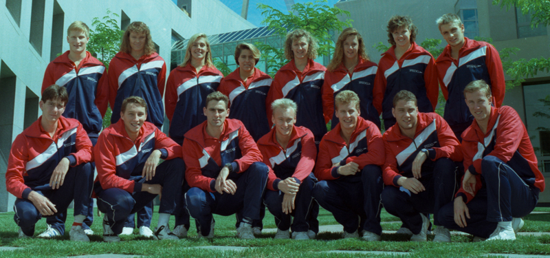 1989 AIS swimming team photo