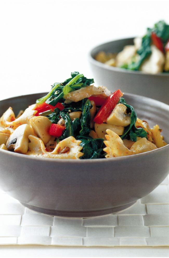 HINT: This recipe can also be eaten as a pasta salad. Keep in fridge for up to 24 hours, but remove well before serving so it isn't too chilled