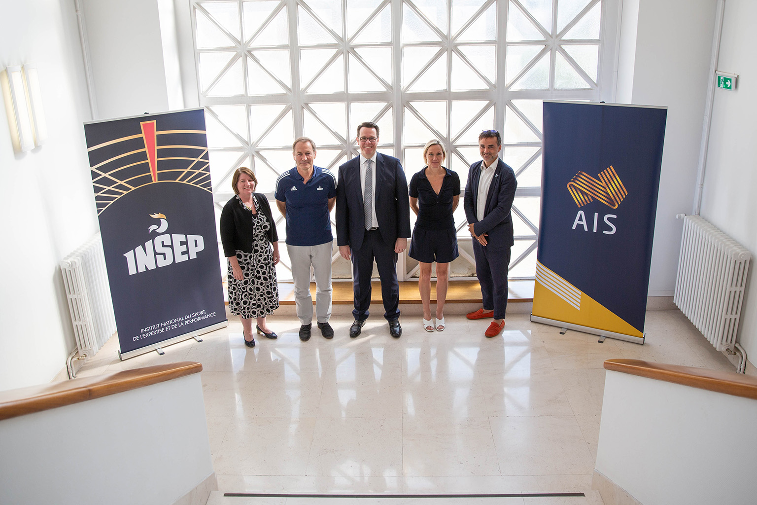Delegates gather at the Institut National du Sport de L'Expertise et de la Performance (INSEP) national training centre in Paris.
©INSEP – Isabelle AMAUDRY