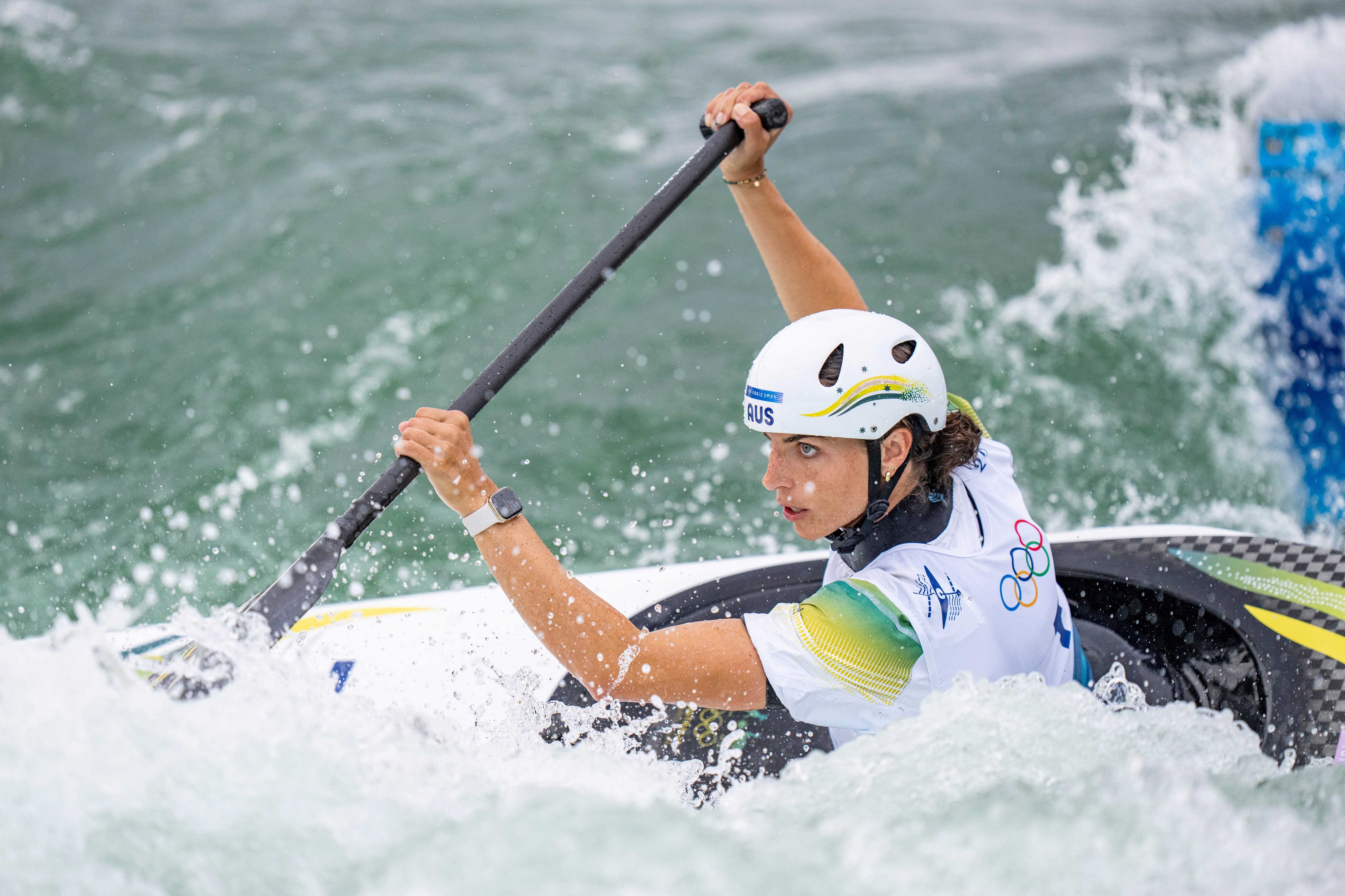 Jess Fox competes at the Paris 2024 Olympic Games