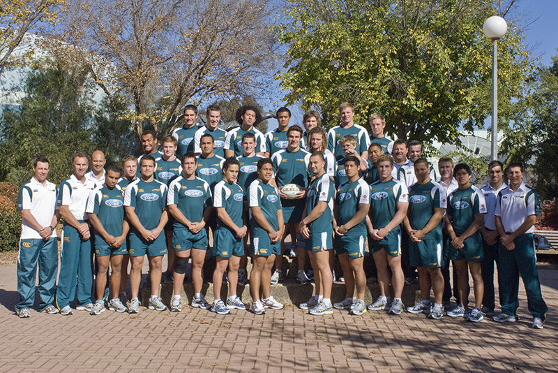 AIS Rugby Union team photo from 2008