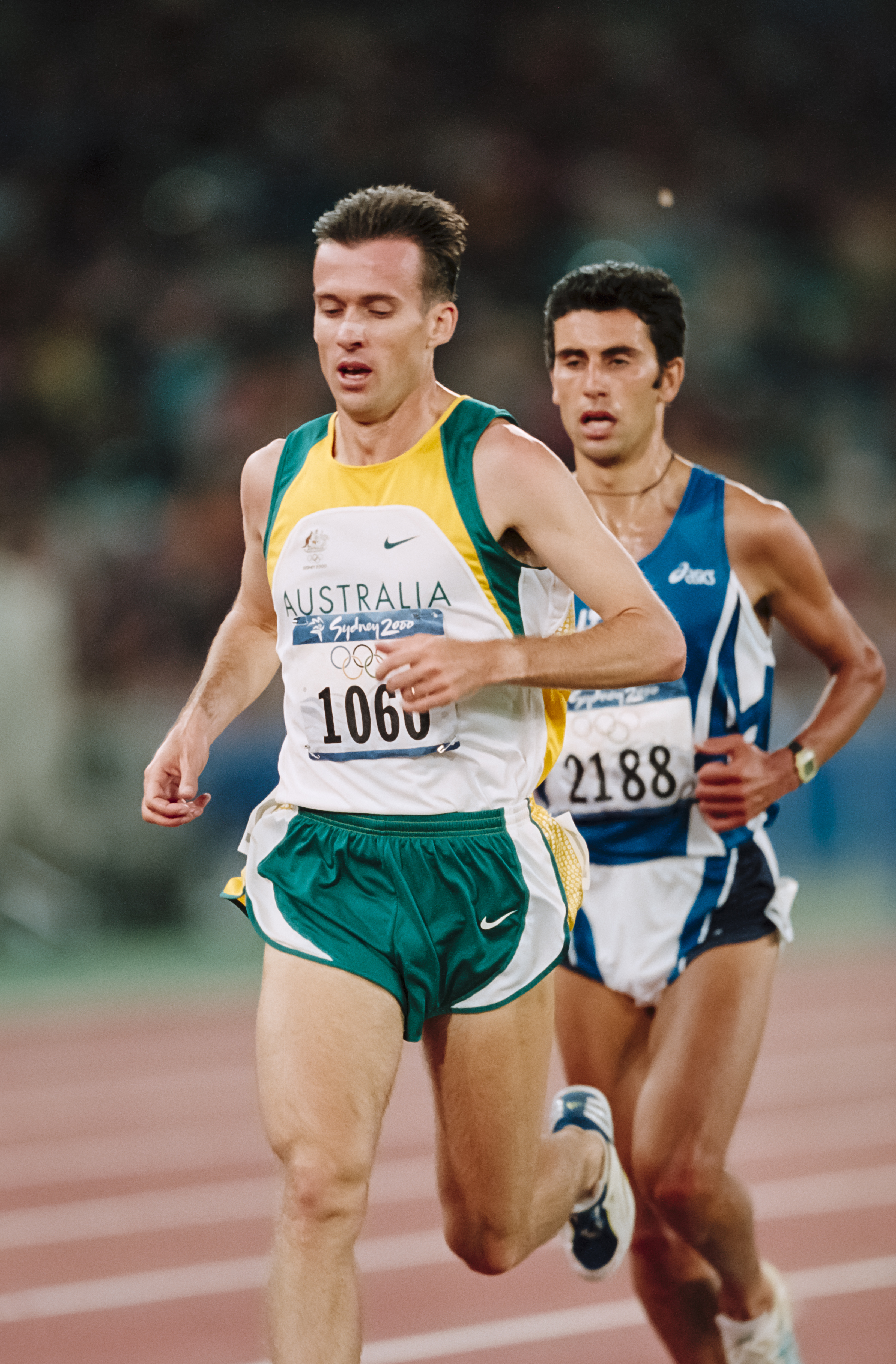 Australian long distance runner Shaun Creighton at Sydney 2000 Olympic Games
