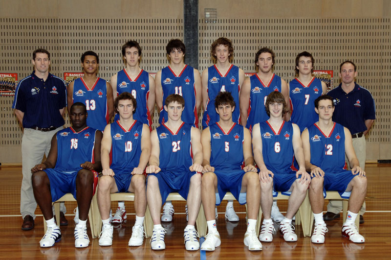 AIS Basketball program men's team photo 2005