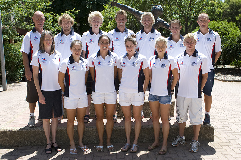AIS Triathlon team photo from 2010