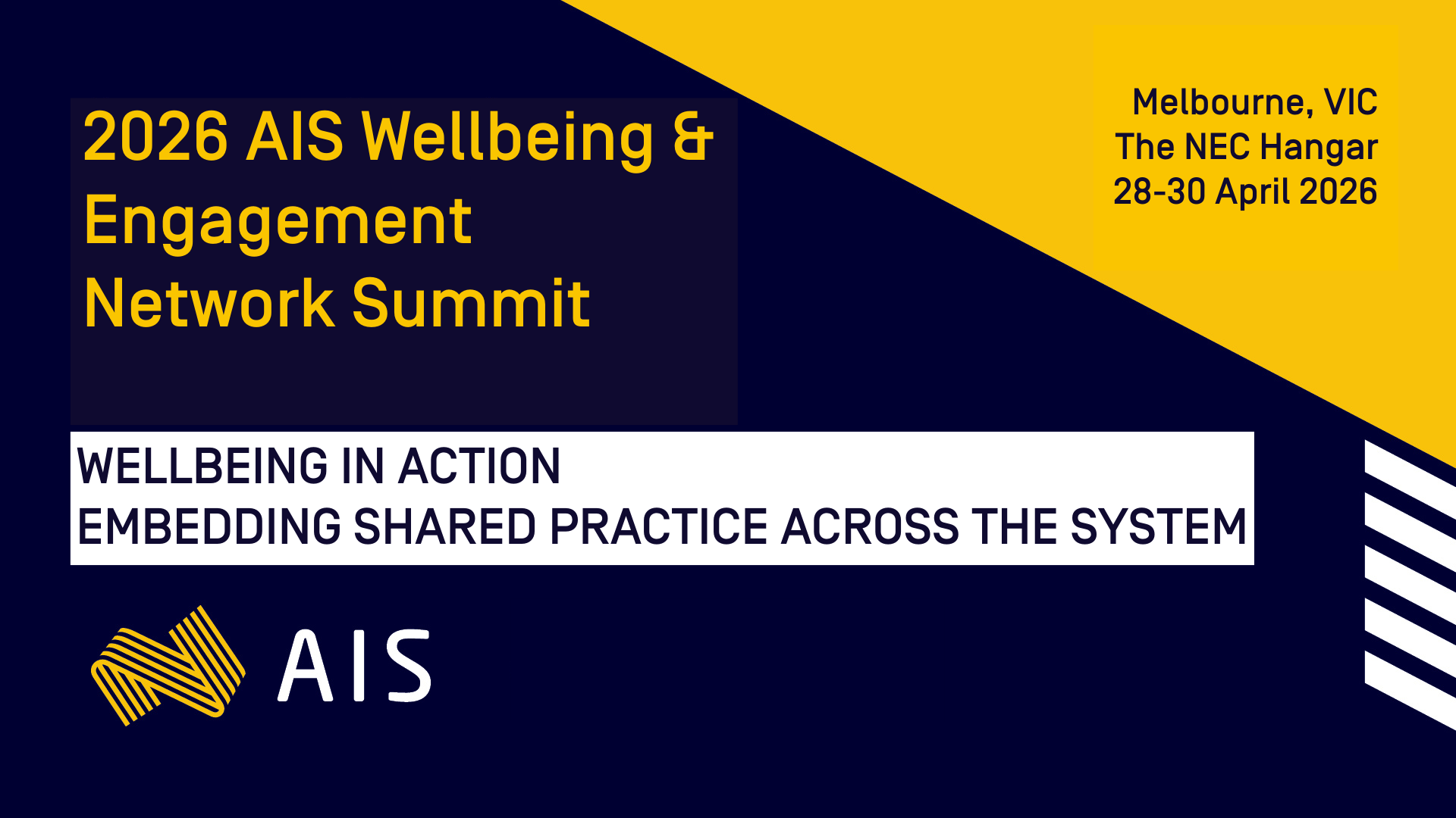 2026 Wellbeing Summit Banner