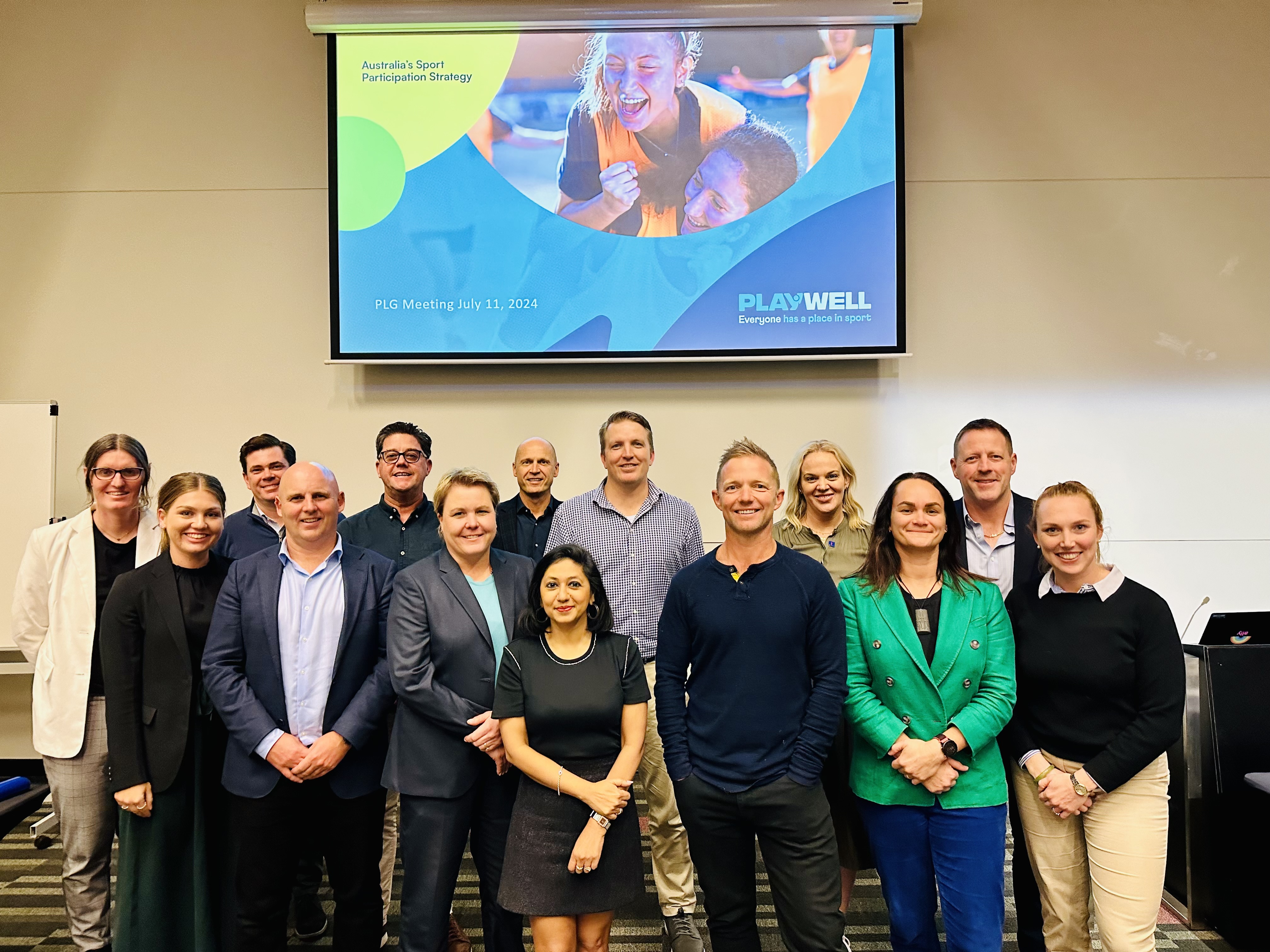 Image of the members of the Play Well Leadership Group