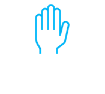 Hand up icon