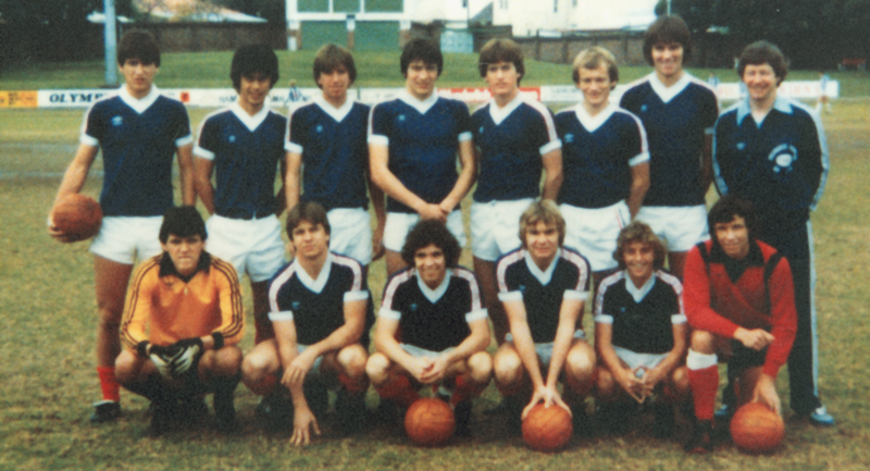 AIS Football Program team photo 1981
