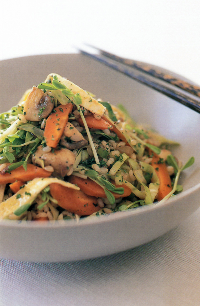 HINT: This recipe is a great way to use up any vegetables you have on hand. You could replace the egg with chopped tofu