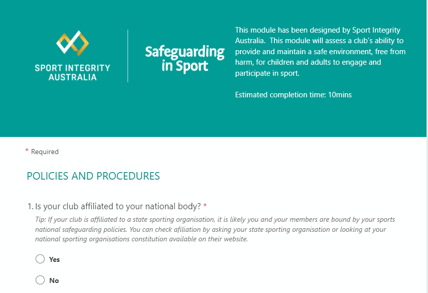 Safeguarding survey