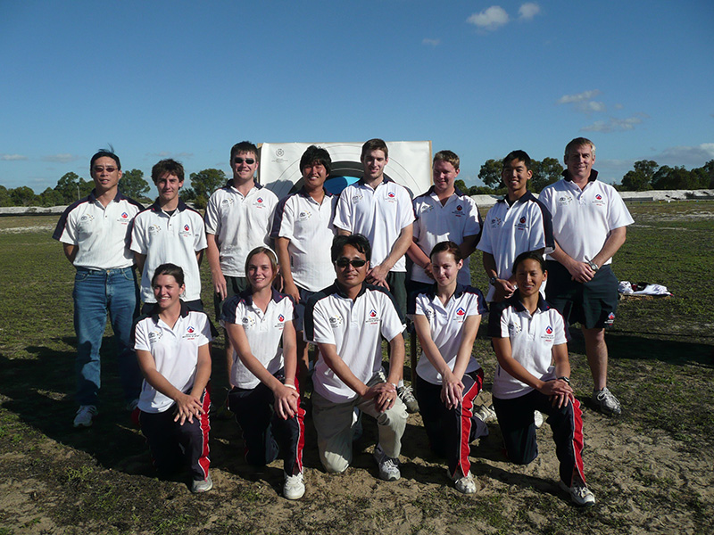AIS Archery team photo from 2007