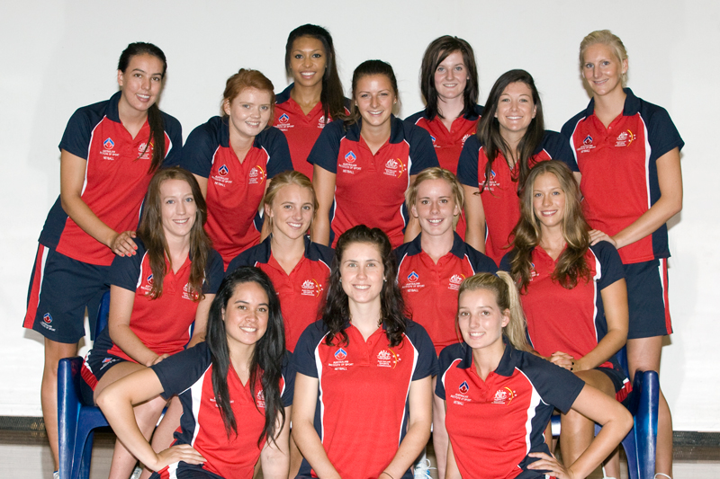 AIS Women's Netball Team Photo 2010