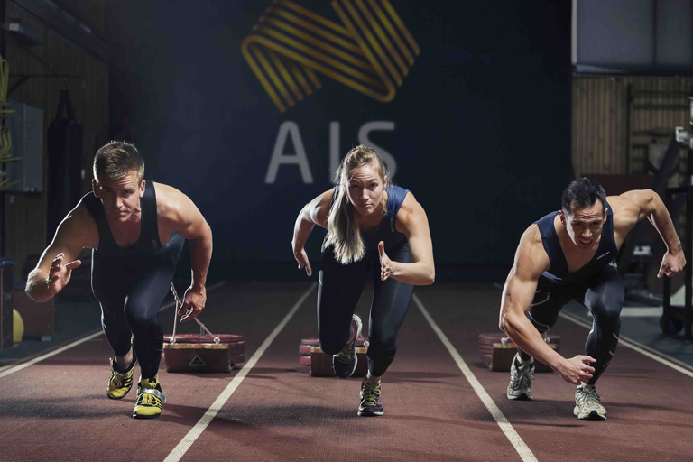 Athletes David Watts, Kelsey Lee Roberts and Justin James