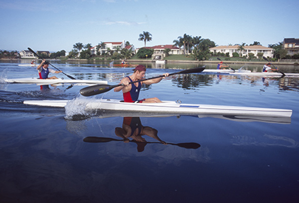 AIS Athletes training on the Gold Coast
