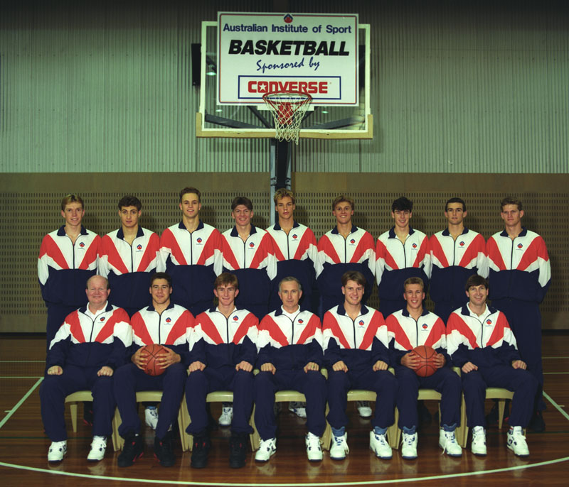 AIS Basketball program men's team photo 1992
