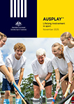 The cover of the Ausplay Report titled Lifelong participation in sport that was released October 2025