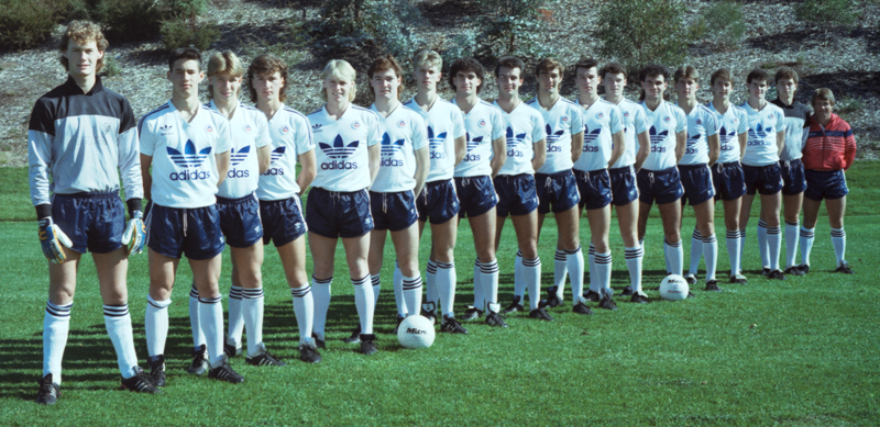 AIS Football program team photo 1987