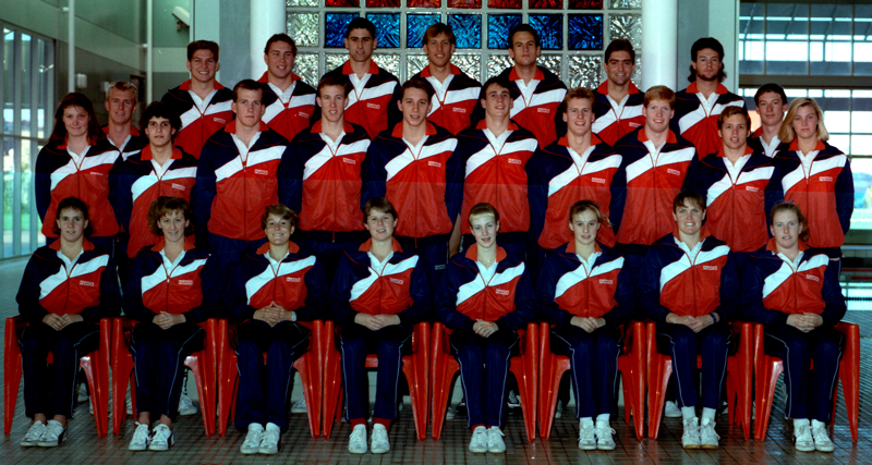 1987 AIS Swimming team photo