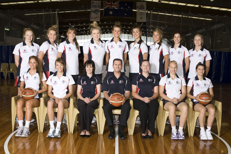 AIS Basketball program women's team photo 2010