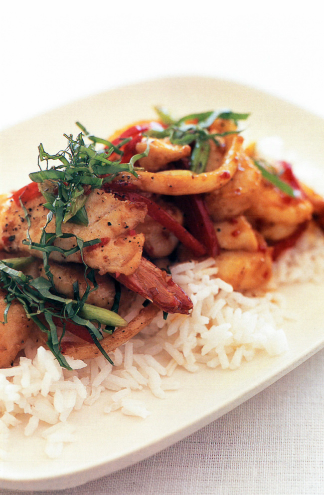 HINT: Any of the seafood elements could be increased, decreased or omitted to your liking, but keep the total weight in mind to yield enough for 4-6 servings