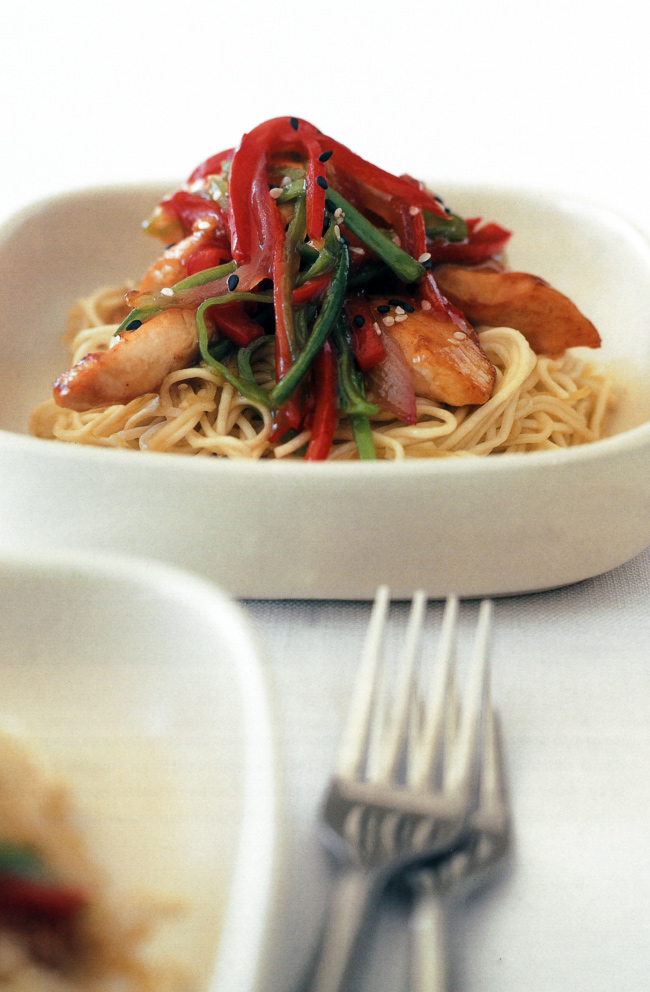 HINT: This recipe works well using tofu or nutmeat as a vegetarian alternative to chicken