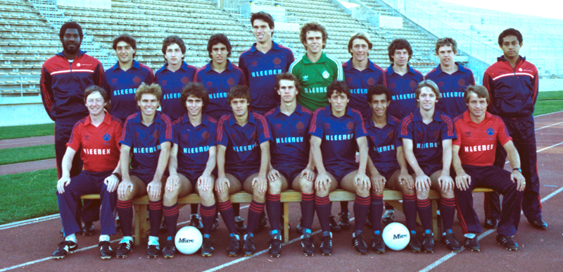 AIS Football program team photo 1983