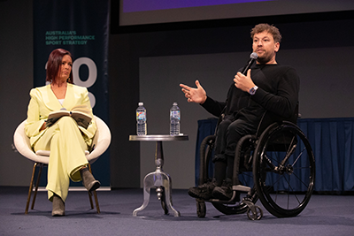 Dylan Alcott public speaking
