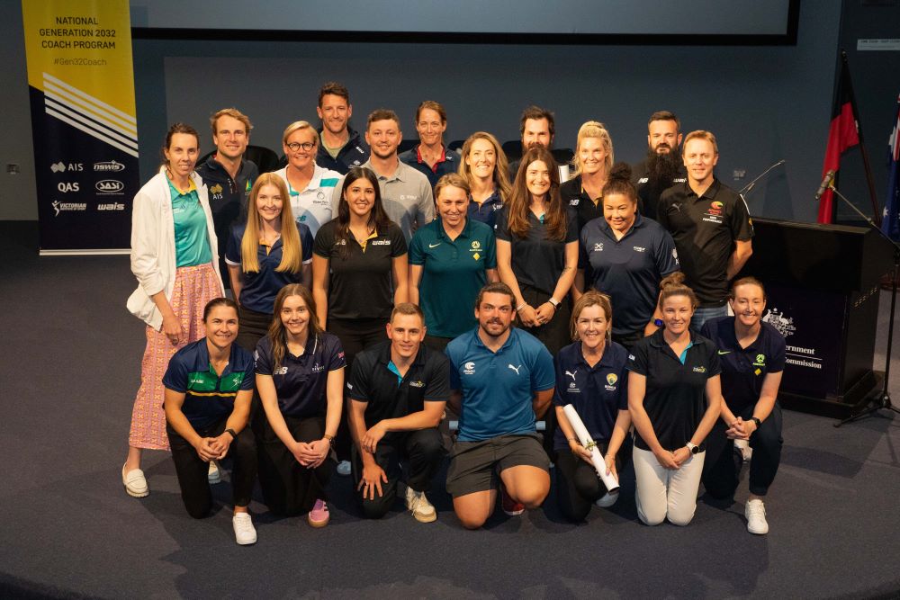 The graduating cohort of the National Generation 2032 (Gen32) Coach Program.