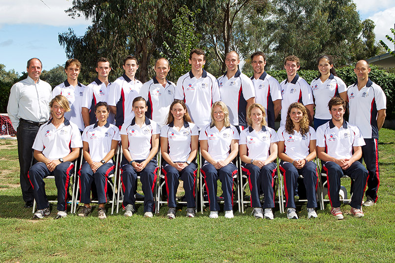 AIS Canoe Slalom team photo from 2011