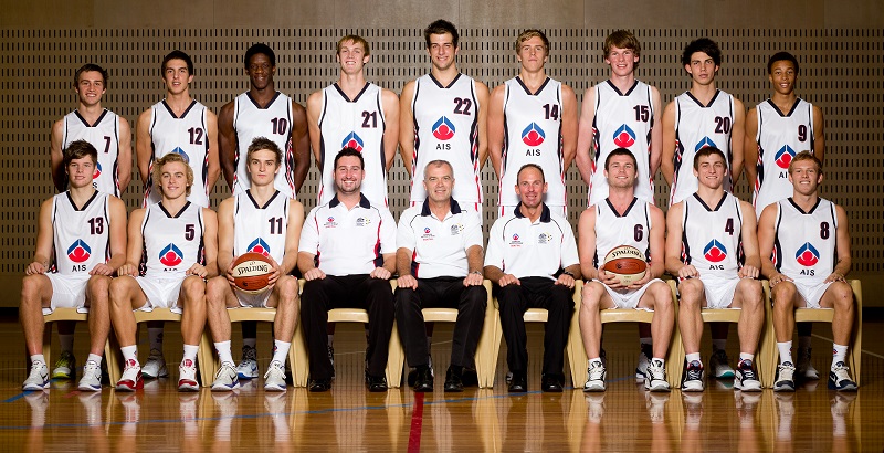 AIS Basketball program men's team photo 2011