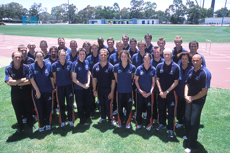 AIS Athletics team photo from 2004