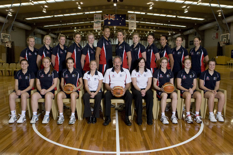 AIS Basketball program women's team photo 2009