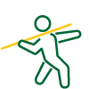 A person throwing a javelin