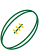 A rugby league ball