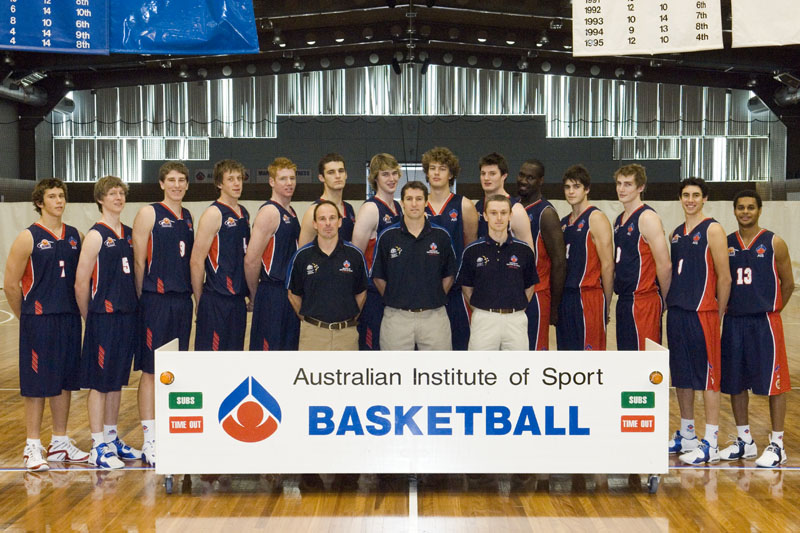 AIS Basketball program men's team photo 2006