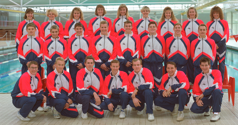 1990 AIS swimming team photo