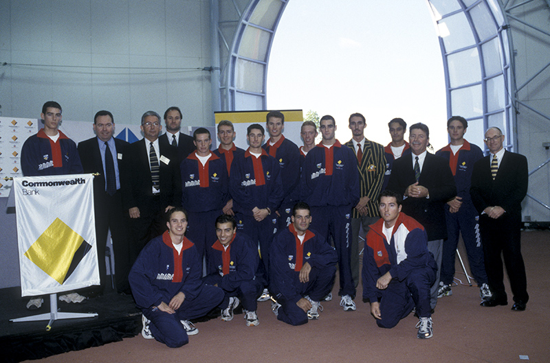 AIS Cricket team photo from 1999
