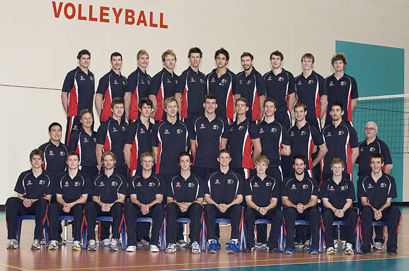 AIS Volleyball team men photo from 2010